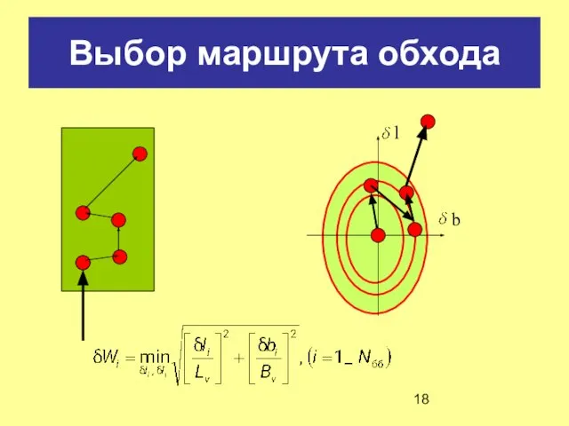 Выбор маршрута обхода b l