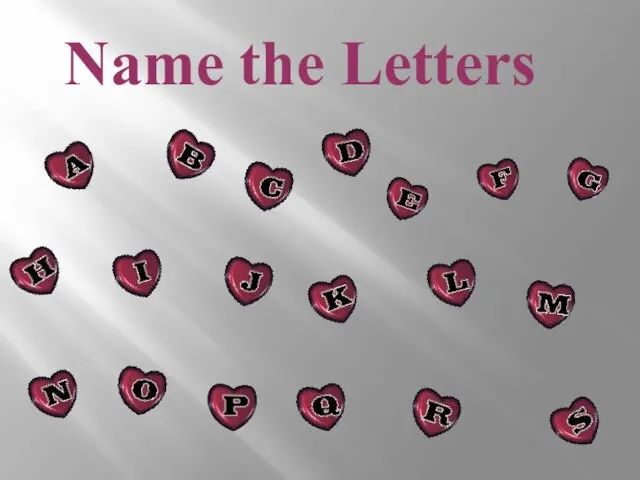 Name the Letters