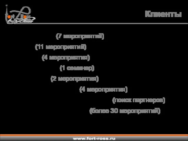 IBM Russia (7 мероприятий) SAP (11 мероприятий) Oracle (4 мероприятия) Software AG