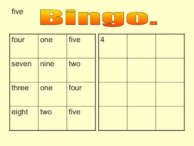 five Bingo.