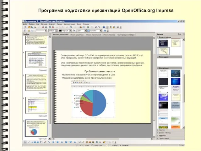 Программа подготовки презентаций OpenOffice.org Impress