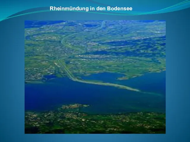 Rheinmündung in den Bodensee