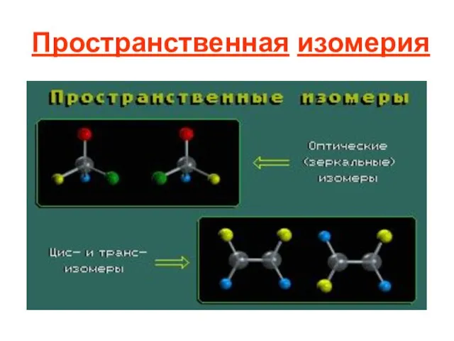 Пространственная изомерия