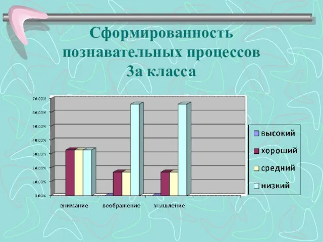 Сформированность познавательных процессов 3а класса