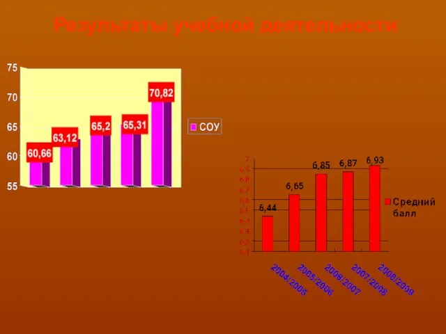 Результаты учебной деятельности