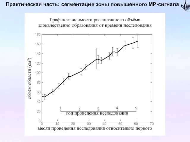 Практическая часть: сегментация зоны повышенного МР-сигнала