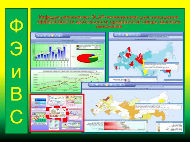 ФЭиВС Кафедра располагает OLAP-технологиями для повышения эффективности деятельности предприятий сферы высоких технологий