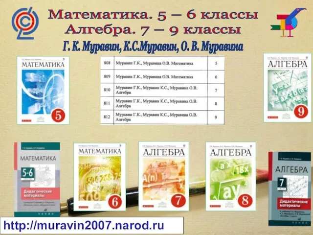 Математика. 5 – 6 классы Алгебра. 7 – 9 классы Г. К.