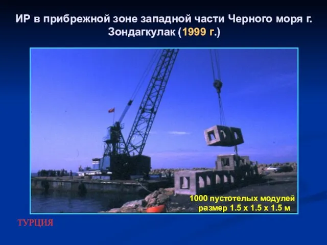 ИР в прибрежной зоне западной части Черного моря г. Зондагкулак (1999 г.)