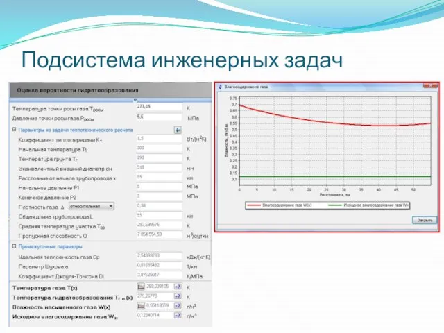 Подсистема инженерных задач