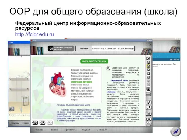 ООР для общего образования (школа) Федеральный центр информационно-образовательных ресурсов http://fcior.edu.ru