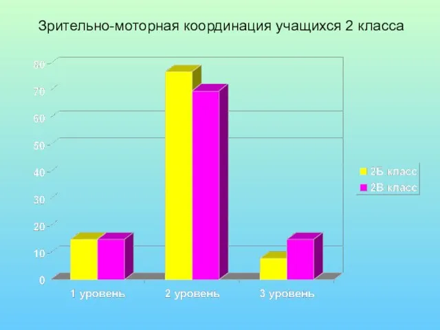 Зрительно-моторная координация учащихся 2 класса