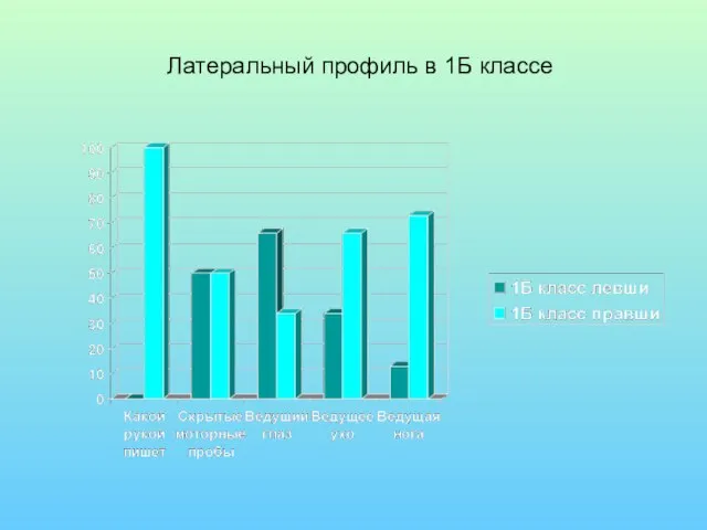 Латеральный профиль в 1Б классе