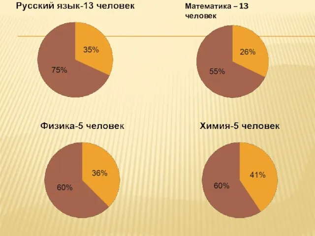 Математика – 13 человек