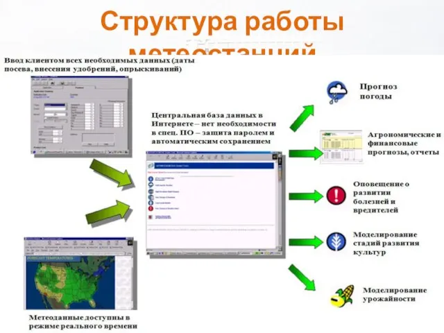 Структура работы метеостанций