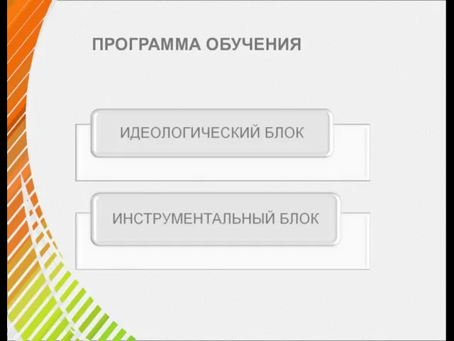 ПРОГРАММА ОБУЧЕНИЯ