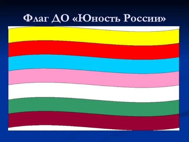 Флаг ДО «Юность России»