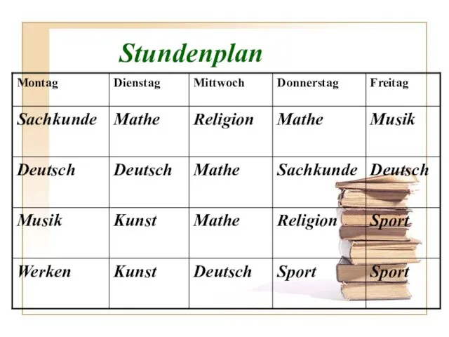 Stundenplan