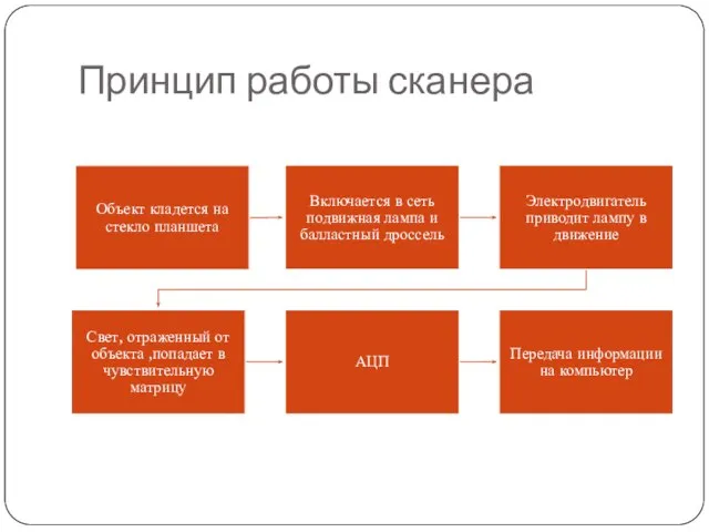 Принцип работы сканера