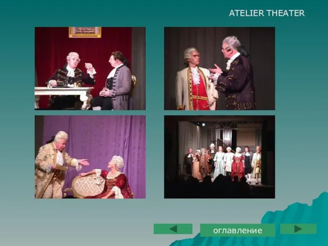 ATELIER THEATER оглавление