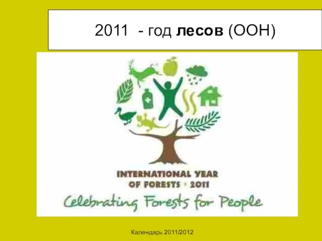 Календарь 2011/2012 2011 - год лесов (ООН)
