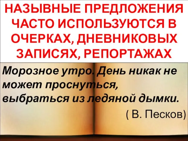 Морозное утро. День никак не может проснуться, выбраться из ледяной дымки. (