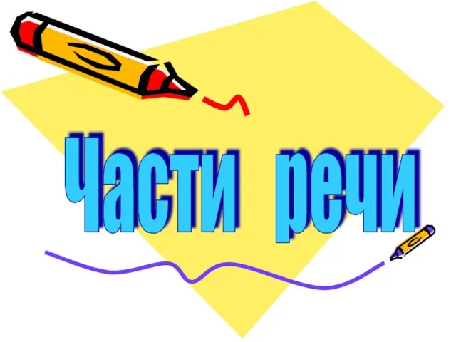 Части речи