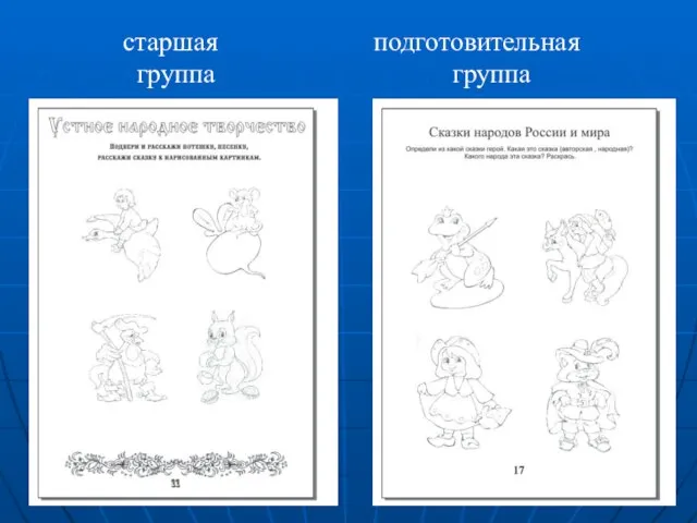 старшая подготовительная группа группа