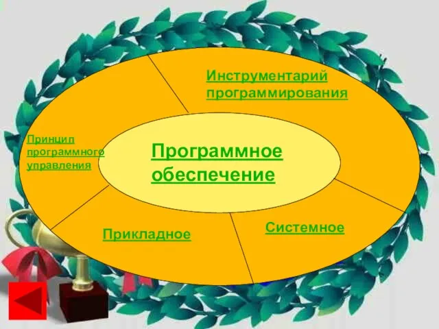 Программное обеспечение Инструментарий программирования Системное Прикладное Принцип программного управления