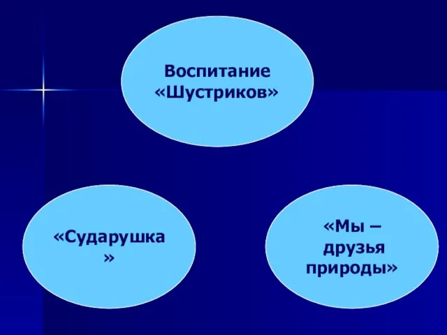 «Сударушка» Воспитание «Шустриков» «Мы – друзья природы»