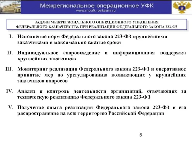 Исполнение норм Федерального закона 223-ФЗ крупнейшими заказчиками в максимально сжатые сроки Индивидуальное