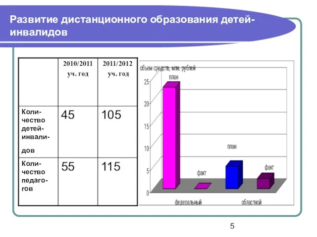 Развитие дистанционного образования детей-инвалидов