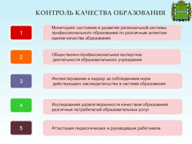 Инспектирование и надзор за соблюдением норм действующего законодательства в системе образования Общественно-профессиональная