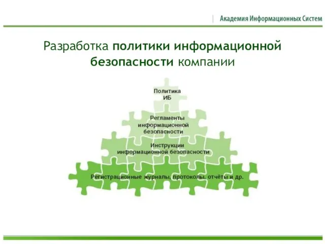 Разработка политики информационной безопасности компании