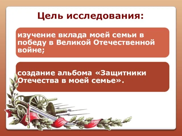 Цель исследования: