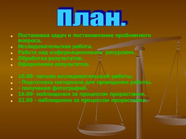 Постановка задач и постановление проблемного вопроса. Исследовательская работа. Работа над информационными ресурсами.