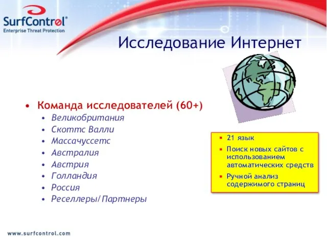 Исследование Интернет Команда исследователей (60+) Великобритания Скоттс Валли Массачуссетс Австралия Австрия Голландия