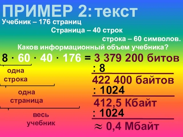 одна строка 8 · 60 · 40 · 176 = 3 379