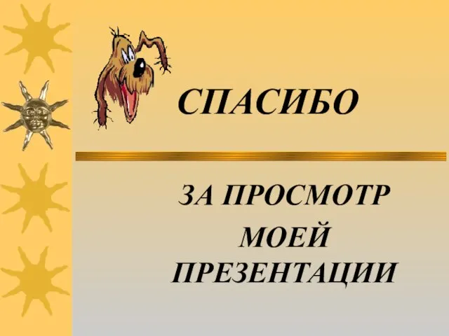 СПАСИБО ЗА ПРОСМОТР МОЕЙ ПРЕЗЕНТАЦИИ