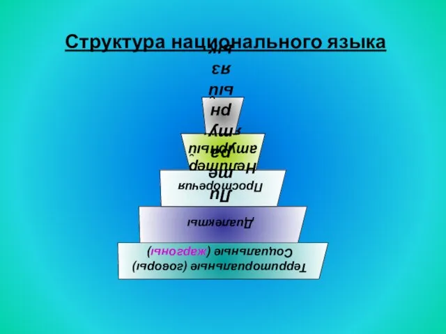 Структура национального языка