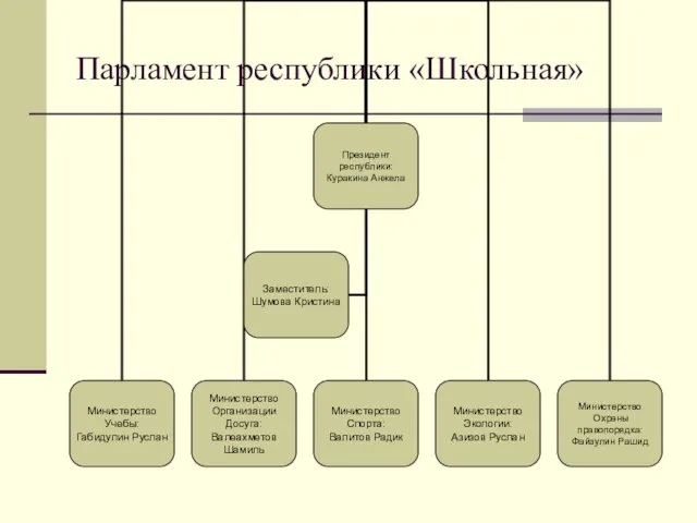 Парламент республики «Школьная»