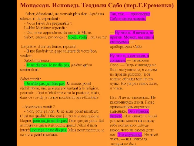 Мопассан. Исповедь Теодюля Сабо (пер.Г.Еременко)