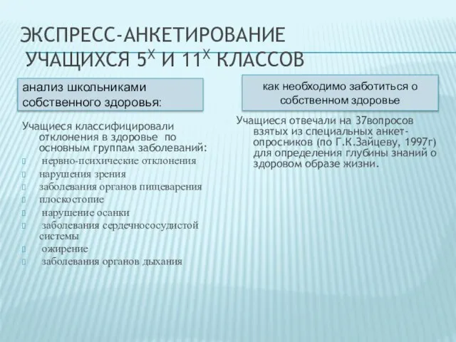 как необходимо заботиться о собственном здоровье анализ школьниками собственного здоровья: ЭКСПРЕСС-АНКЕТИРОВАНИЕ УЧАЩИХСЯ