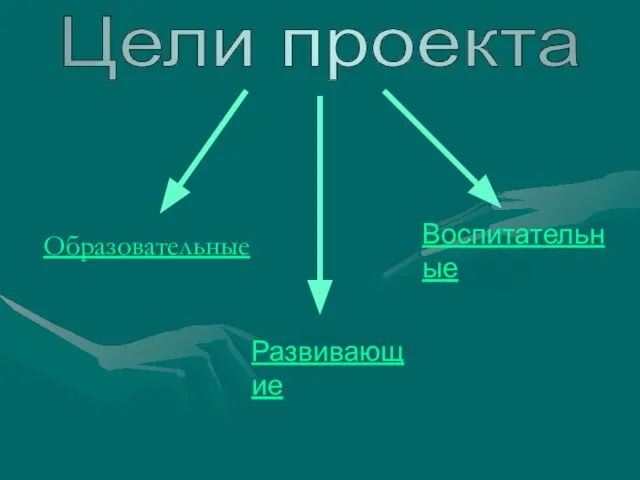 Образовательные Развивающие Воспитательные Цели проекта