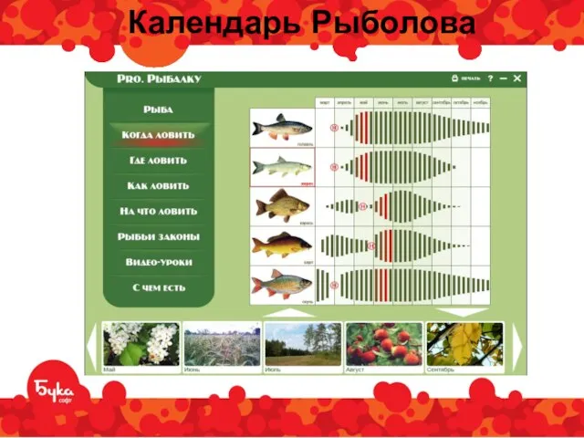 Календарь Рыболова Календарь Рыболова