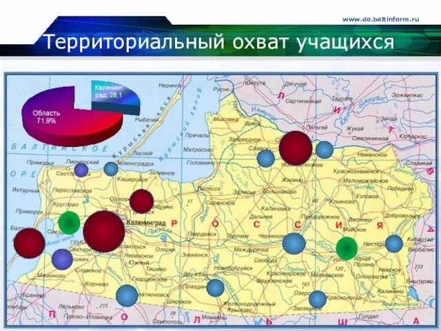 Территориальный охват учащихся www.do.baltinform.ru Company Logo