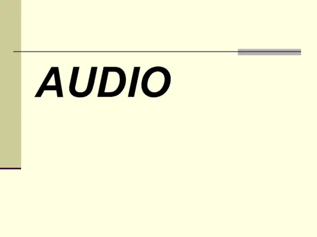 AUDIO