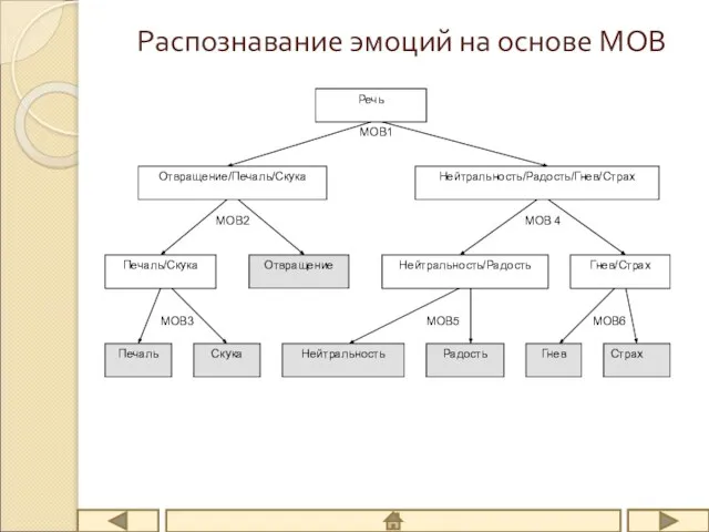 Распознавание эмоций на основе МОВ