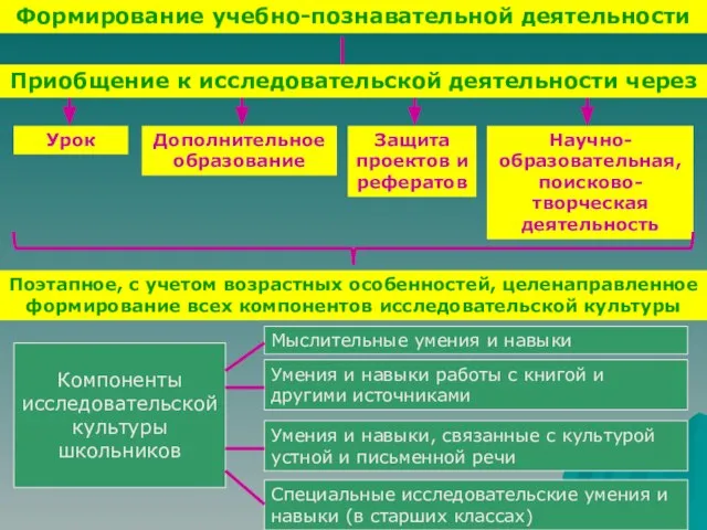 Формирование учебно-познавательной деятельности