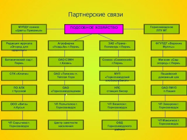 Партнерские связи